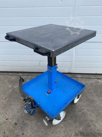 Lift table, single-column lift table, tool lift table, lift table cart, tool cart, material stand, t GRUSE WZW
