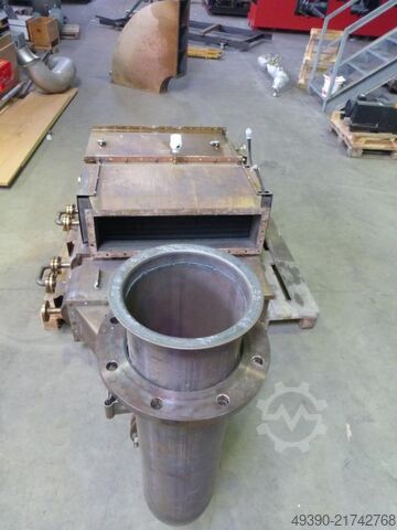 Stainless steel heat exchanger, air-water, air-oil heat exchanger, 4 units available AGETHERMA FT-1.1-910/230/10-RS04-T10-ATWH