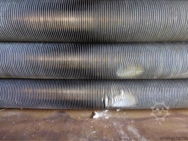 Stainless steel heat exchanger, air-water, air-oil heat exchanger, 4 units available AGETHERMA FT-1.1-910/230/10-RS04-T10-ATWH