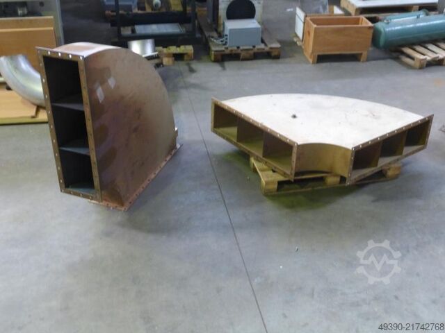 Stainless steel heat exchanger, air-water, air-oil heat exchanger, 4 units available AGETHERMA FT-1.1-910/230/10-RS04-T10-ATWH