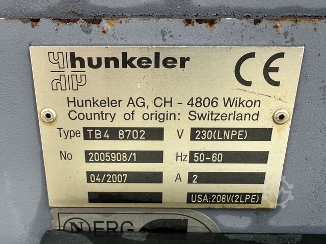 Hunkeler Hunkeler TB4 8702 conveyor 200 x 58 cm HUNKELER Hunkeler TB4 8702