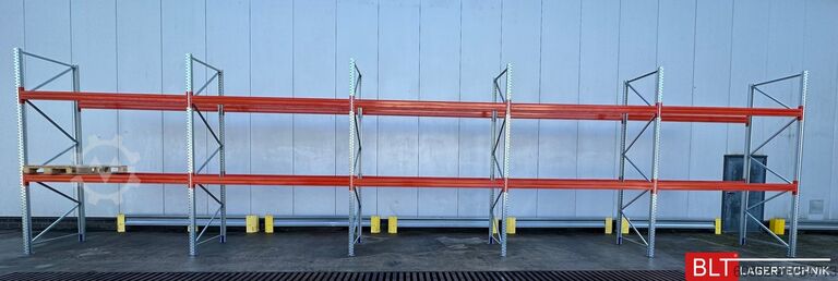 Heavy-duty shelf ca. 14 lfm. Palettenregale H: 350cm Fachlast: 3000 kg , 45 Palettenplätze