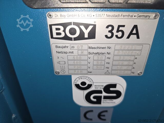 Injection molding machine BOY 35 A
