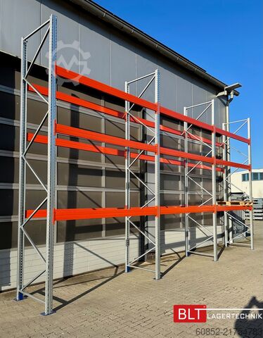 Heavy-duty shelf ca. 8,4 lfm. Palettenregal H: 500 cm Fachlast : 4500 kg , Schwerlastregal