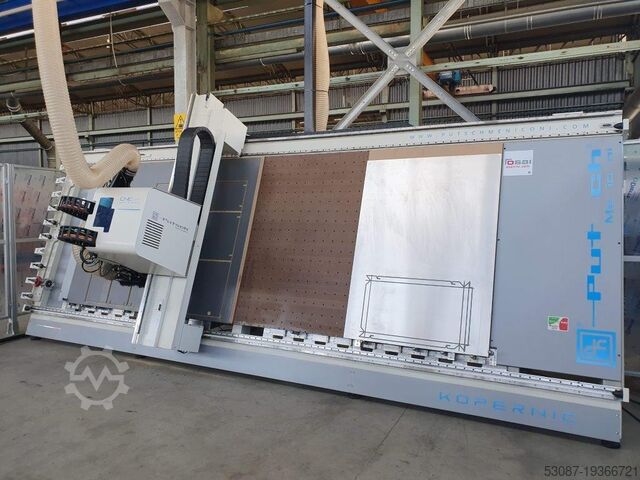 Vertical machining center for alucobond Putsch Meniconi Kopernic