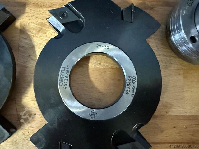 Adjustable slot cutter Örtli with bushing and spacers Örtli 