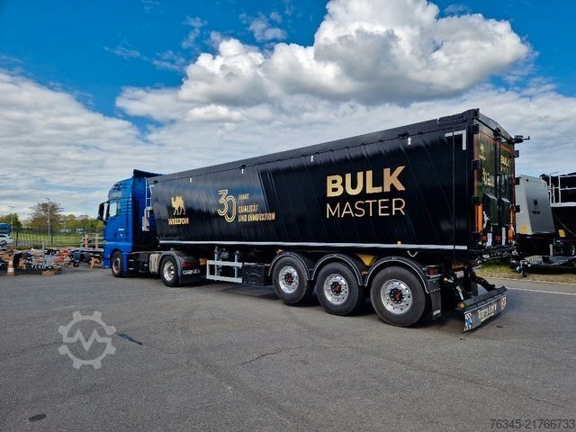 Tipper semitrailer WIELTON Alu-Kastenmulde 51m³  BULK Master BLACK Edition