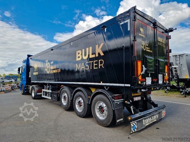 Tipper semitrailer WIELTON Alu-Kastenmulde 51m³  BULK Master BLACK Edition