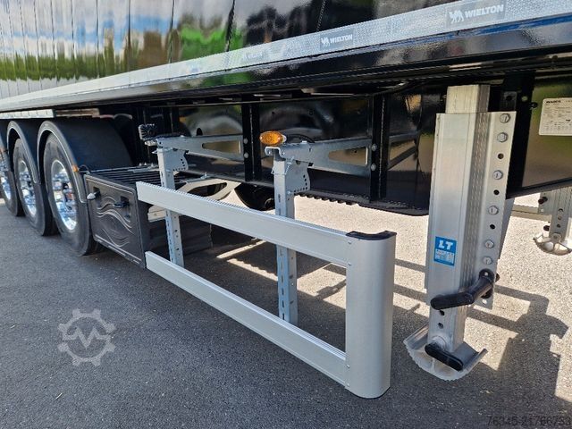 Tipper semitrailer WIELTON Alu-Kastenmulde 51m³  BULK Master BLACK Edition