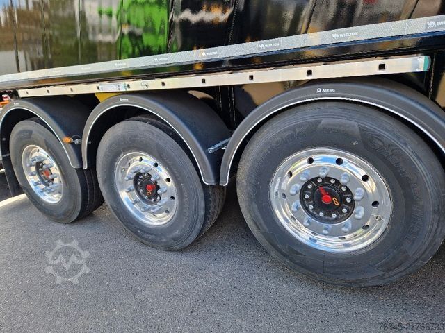 Tipper semitrailer WIELTON Alu-Kastenmulde 51m³  BULK Master BLACK Edition