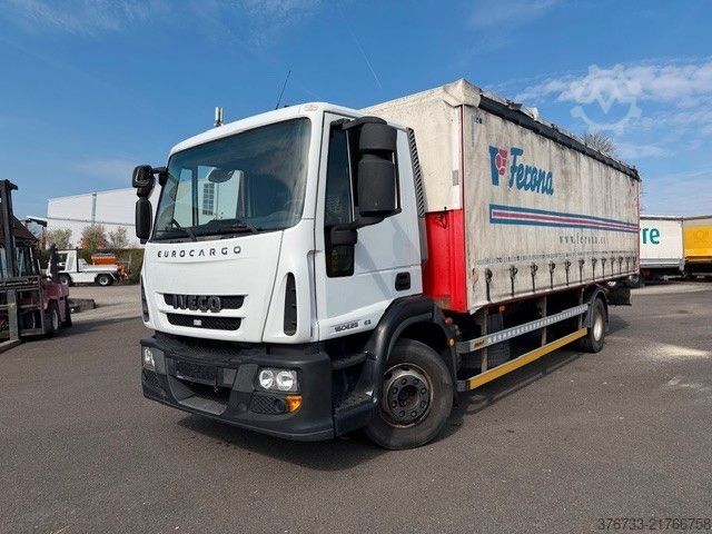 Flatbed truck with tarp IVECO ML160E25 ¤5 Blatt/Blatt manuell Klima