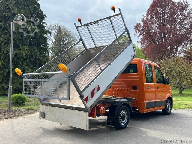 Transporter mit Kipper VW CRAFTER 2,0 TDI 4 MOTION DoKa 3-SEITENKIPPER AHK