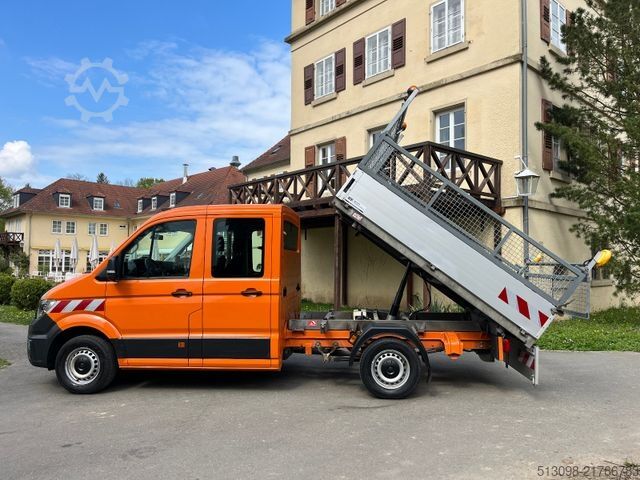 Transporter mit Kipper VW CRAFTER 2,0 TDI 4 MOTION DoKa 3-SEITENKIPPER AHK