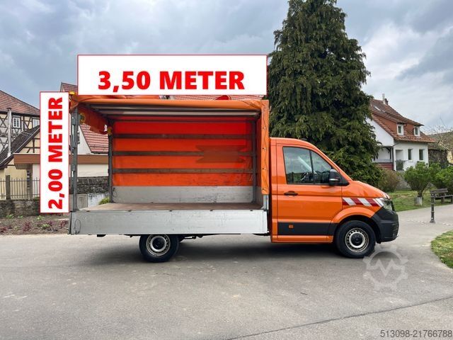 Transporter mit Pritsche & Plane VW CRAFTER PRITSCHE+PLANE 4 MOTION AHK KLIMA KAMERA