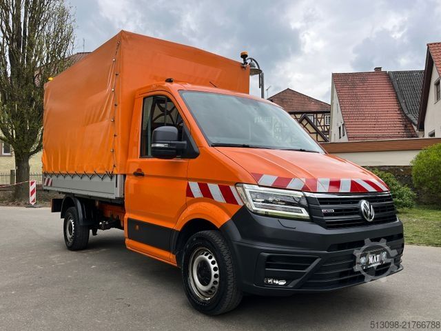 Transporter mit Pritsche & Plane VW CRAFTER PRITSCHE+PLANE 4 MOTION AHK KLIMA KAMERA