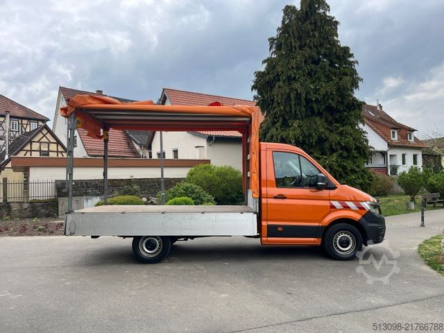 Transporter mit Pritsche & Plane VW CRAFTER PRITSCHE+PLANE 4 MOTION AHK KLIMA KAMERA