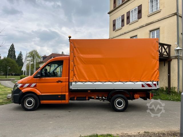 Transporter mit Pritsche & Plane VW CRAFTER PRITSCHE+PLANE 4 MOTION AHK KLIMA KAMERA