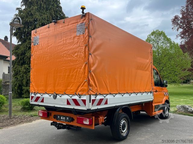 Transporter mit Pritsche & Plane VW CRAFTER PRITSCHE+PLANE 4 MOTION AHK KLIMA KAMERA