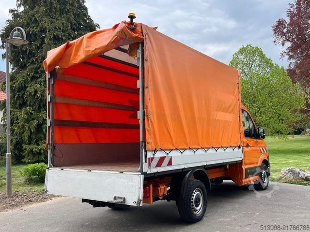 Transporter mit Pritsche & Plane VW CRAFTER PRITSCHE+PLANE 4 MOTION AHK KLIMA KAMERA