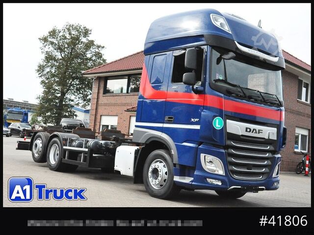 Swap body truck DAF DAF XF 480 FAN SSC Intarder, Lenkachse Reifen 80%