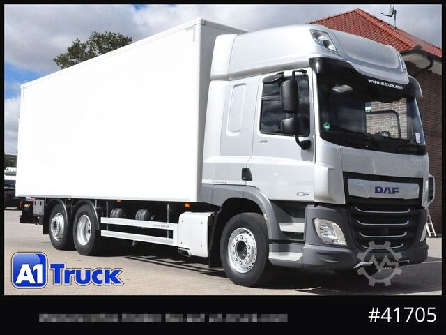 LKW mit Kofferaufbau DAF CF 450 LL LBW, Lift-Lenkachse, L 7,4m. H 2,6m