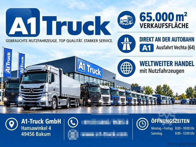 LKW mit Kofferaufbau DAF CF 450 LL LBW, Lift-Lenkachse, L 7,4m. H 2,6m