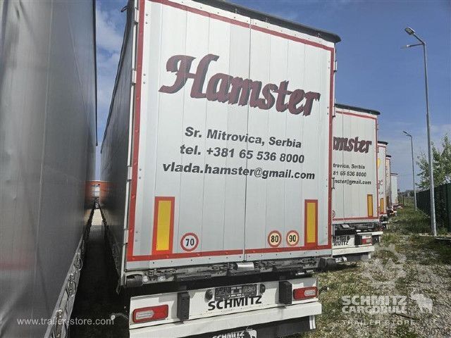 Open semitrailer with tarp Schmitz Cargobull Semitrailer Curtainsider Standard