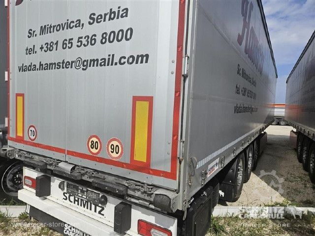 Open semitrailer with tarp Schmitz Cargobull Semitrailer Curtainsider Standard