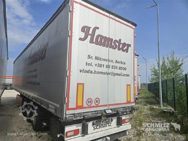 Open semitrailer with tarp Schmitz Cargobull Semitrailer Curtainsider Standard