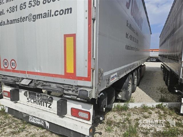 Open semitrailer with tarp Schmitz Cargobull Semitrailer Curtainsider Standard