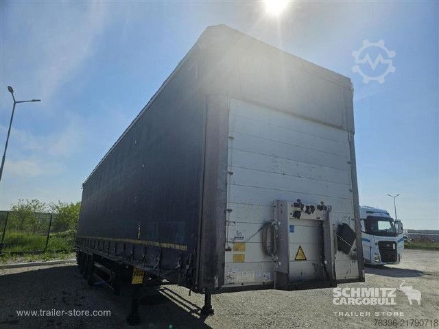 Auflieger mit Pritsche & Plane Schmitz Cargobull Semitrailer Curtainsider Mega