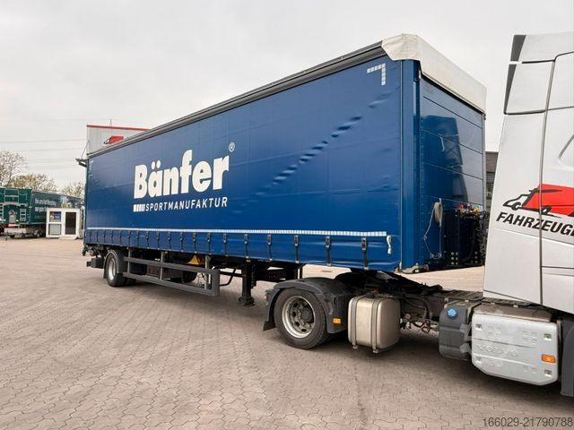 Auflieger mit Pritsche & Plane  Citysatte gelenkt Planen Auflieger mit LBW + ZWG