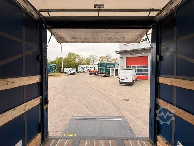 Auflieger mit Pritsche & Plane  Citysatte gelenkt Planen Auflieger mit LBW + ZWG