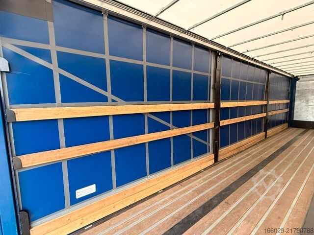 Auflieger mit Pritsche & Plane  Citysatte gelenkt Planen Auflieger mit LBW + ZWG