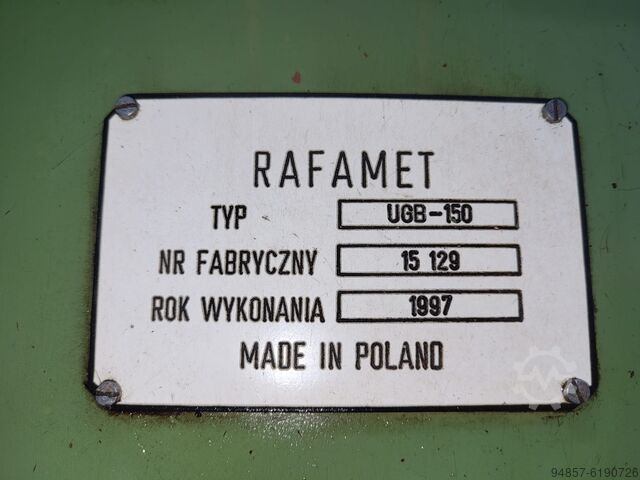 Unterflurdrehmaschine UGB 150 RAFAMET UGB 150