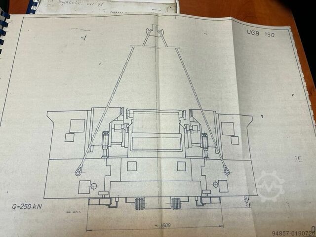 Unterflurdrehmaschine UGB 150 RAFAMET UGB 150