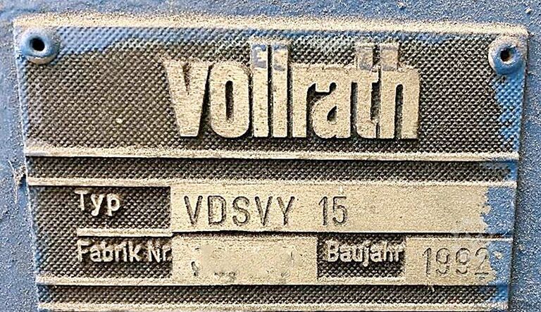 Dissolver Niemann/Vollrath/Pendraulik NLD I/VDSVY 15/VDSVY 40/WDV 10