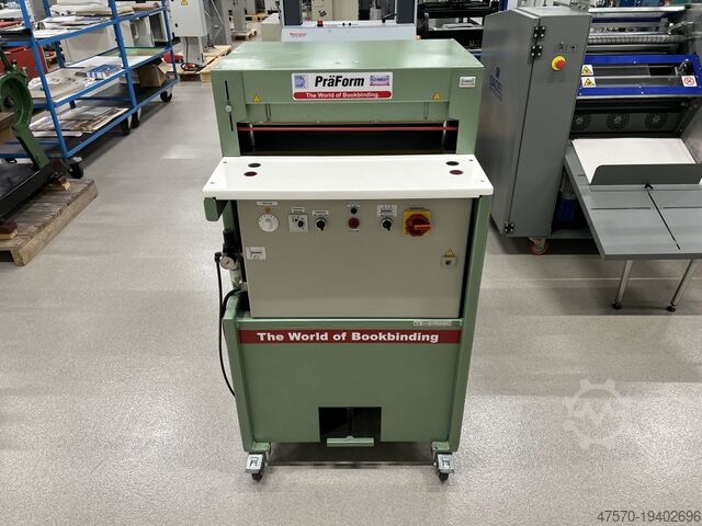 Buchbindemaschine Schmedt PraForm HHS 2100 book press with joint forming