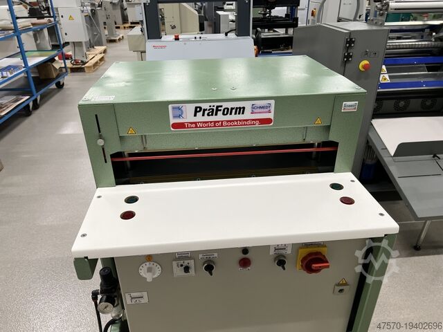 Buchbindemaschine Schmedt PraForm HHS 2100 book press with joint forming