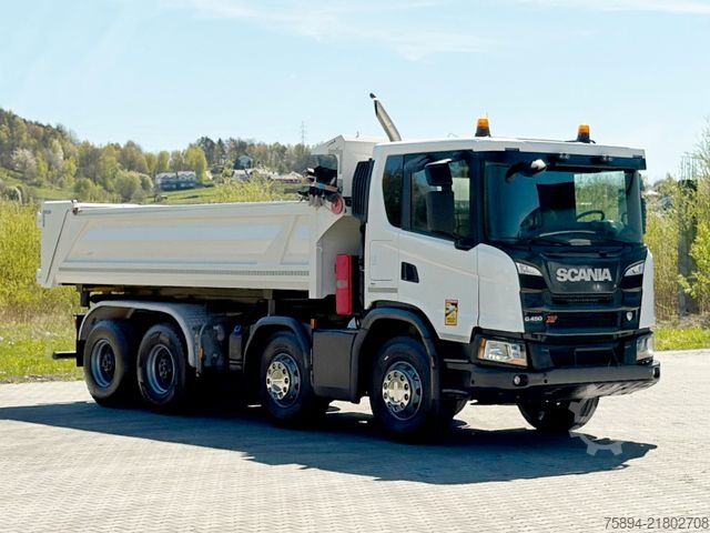 Tipper truck SCANIA G 450 XT * Kipper + BORDMATIC* TOPZUSTAND / 8x4