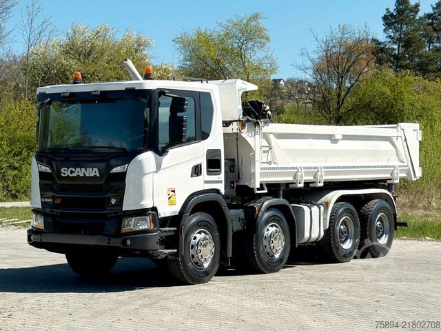 Tipper truck SCANIA G 450 XT * Kipper + BORDMATIC* TOPZUSTAND / 8x4