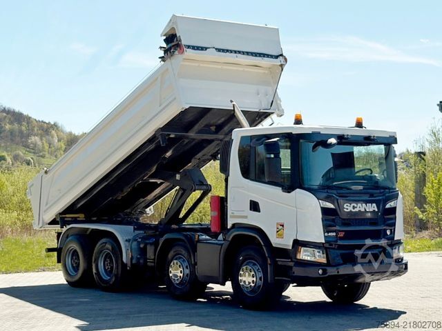 Tipper truck SCANIA G 450 XT * Kipper + BORDMATIC* TOPZUSTAND / 8x4