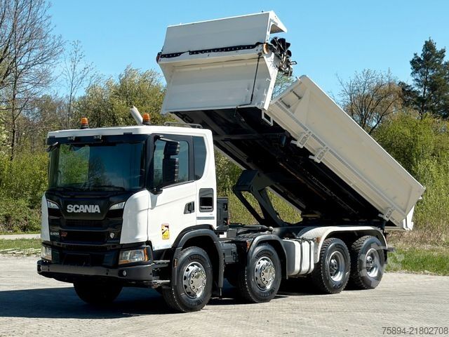 Tipper truck SCANIA G 450 XT * Kipper + BORDMATIC* TOPZUSTAND / 8x4