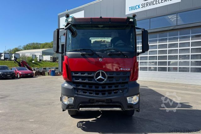 Tipper truck MERCEDES-BENZ Arocs 4151 8x4 SWS Kipper/ Mischer Liebherr 9m3