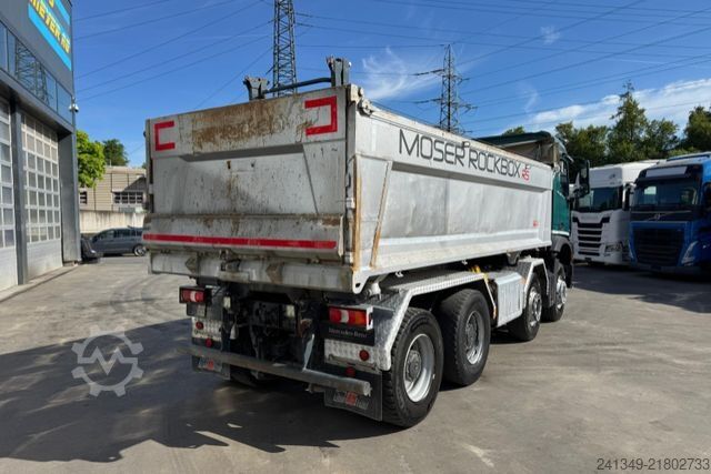 Tipper truck MERCEDES-BENZ Arocs 4151 8x4 Moser