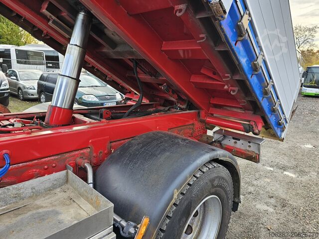 Three-way tipper truck Volvo FM9 340HP Kran FASSI F95A.24 Blatt/Blatt