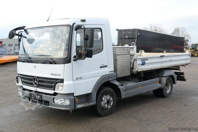 Tipper van MERCEDES-BENZ 816 K Atego 4x2, Meiller, 3. Sitz, 2x AHK