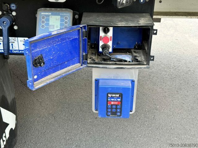 Walking floor semitrailer STAS 91 cbm, Cargofloor 10 mm, Liftachse, Schutzplane