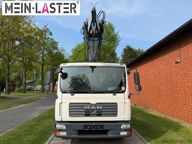 Truck-mounted crane van MAN 8.180  Cormach 23000 36-3  32 Meter Montagekran