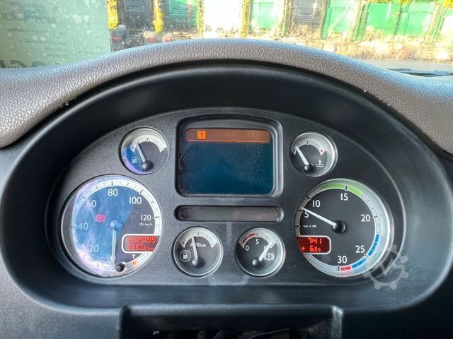 Roll-off tipper truck DAF CF 250 VDL-Abrollkipper mit Planenaufbau u. LBW